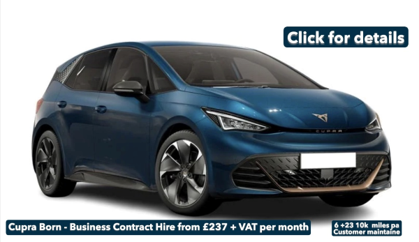 Cupra Born Leasing Offers from NEV Leasing 